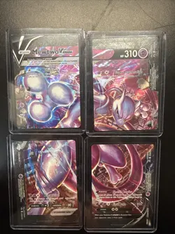 Mewtwo V-UNION [Set of 4] SWSH: Sword & Shield Promo Cards Holo Pokemon - Image 1