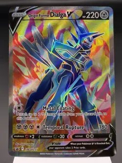 Origin Forme Dialga V SWSH255 - Full Art -Sword & Shield Promo Pokemon Card MINT - Image 1