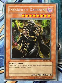 Invader of Darkness IOC-EN111 NM Secret Rare Yugioh card - Image 1