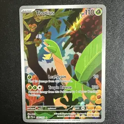 Pokemon Card TCG - Tropius 195/193 Illustration Rare Paldea Evolved Near Mint - Image 1