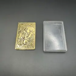 Pokemon Charizard Gold Plated Metal Card - Collectible Display Card- Burger King - Image 1