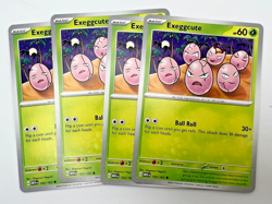 Pokemon Card 2023 Scarlet & Violet 151 Playset Exeggcute 102/165 x4 4x - Image 1
