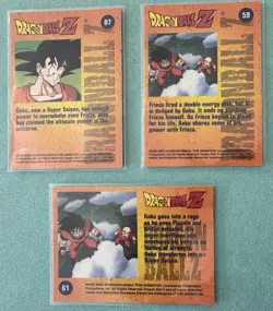 3x Foil Super Saiyan 3 Goku Card Dragon Ball Holochrome Archive Edition Artbox - Image 2