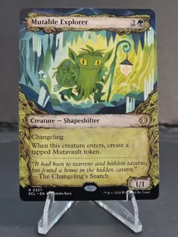 Mutable Explorer (Showcase) 0327 - Lorwyn Eclipsed - MTG - NM - Image 1