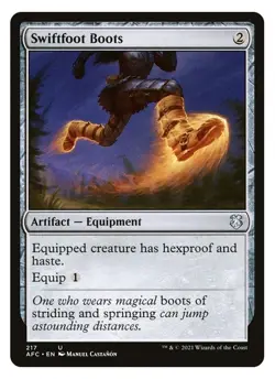Swiftfoot Boots (NM) Hexproof Haste MTG Discount: 5+ Magic Singles - Image 2