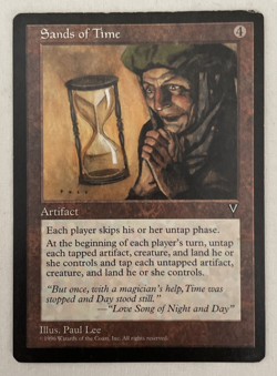 1x Sands of Time Visions MTG Magic the Gathering MP - Image 1