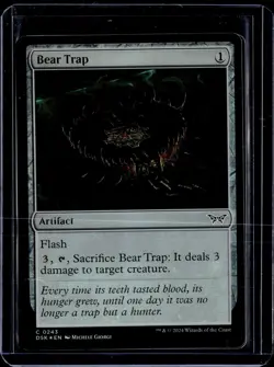 Bear Trap - 243 - Foil - DSK - NM- MTG Magic the Gathering - Image 1
