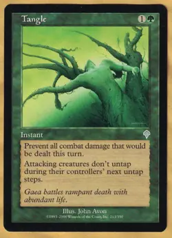 Tangle (Invasion, Uncommon, English, 2000) LP MTG - Image 1