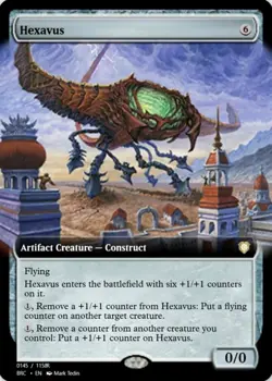 Hexavus - Extended Art - Commander: The Brothers' War - NM-Mint - MTG - Image 1