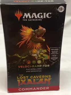 Magic the Gathering The Lost Caverns of Ixalan Commander Deck Velociramptor - Image 1
