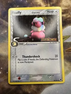 Pokemon Card - Flaaffy Dragon Frontiers Stamped 30/101 Uncommon Reverse Holo LP+ - Image 1
