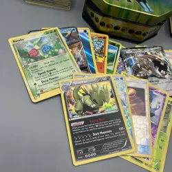 Pokemon 2002-2021 Card Lot With Collectors Tin - 240 Cards + 4 Jumbo - Image 2