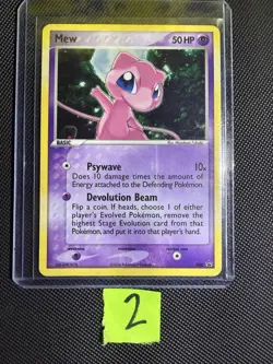 Pokemon 2006 #40 Mew Holo Black Star Promo Nintendo TCG LP - Image 5