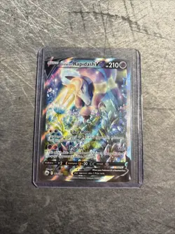 Pokemon TCG Galarian Rapidash V Chilling Reign Alternate Art 168/198 NM - Image 1