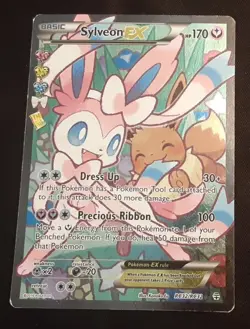 Sylveon EX RC32/RC32 Holo Rare Ultra Generations 2016 Pokemon TCG MP - Image 1