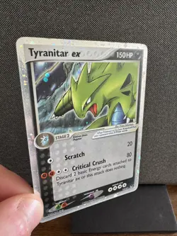 Tyranitar ex 17/17 Pop Series 1 2004 Holo Rare MP-HP Pokemon Vintage Holo - Image 2