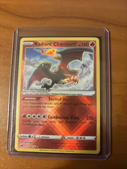 Pokemon TCG Radiant Charizard Crown Zenith 020/159 NM Condition - Image 1