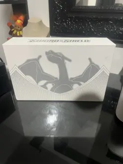 Pokemon TCG Sword and Shield Ultra Premium Charizard UPC Empty Box Plus Items - Image 1