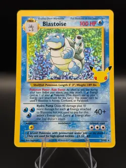 Blastoise Pokemon Celebrations Classic Collection 2/102 Holo Rare NM - Image 1