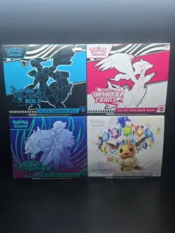 Pokemon Black Bolt/White Flare PRE/JT ETB With Accessories - No Packs -No Promo - Image 1