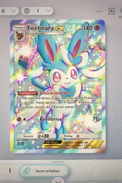 Pokemon TCG Pocket - Shiny Feelinara EX - Shiny Sylveon EX [Ger] - Image 1