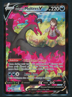 Galarian Moltres V TG20/TG30 Trainer Gallery Pokemon 2022 Astral Radiance NM - Image 1