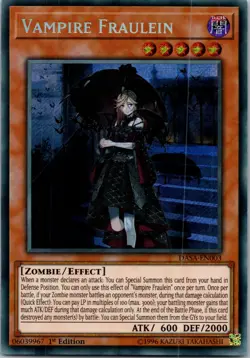 Yugioh Vampire Fraulein DASA-EN003 1st Edition Secret Rare NM - Image 1