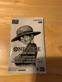 One Piece Card Game 3rd Anniversary Treasure Campaign Promo Pack SEALED - Image 1