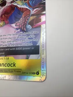 OP14-112 Boa Hancock SR One Piece TCG English The Azure Sea’s Seven - Image 2