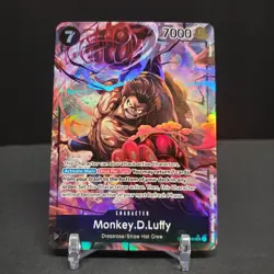 Monkey.D.Luffy Alternate Art OP04-090 Kingdoms Of Intrigue SR One Piece LP TCG - Image 1