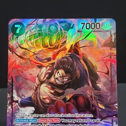 Monkey.D.Luffy Alternate Art OP04-090 Kingdoms Of Intrigue SR One Piece LP TCG - Image 3