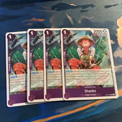 Shanks Playset - OP13-065 x4 - Carrying On His Will - One Piece TCG - English - Image 1