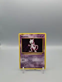 2016 Pokemon XY TCG Mewtwo Evolutions Holo Rare 51/108 Cracked Ice Foil Card - Image 1