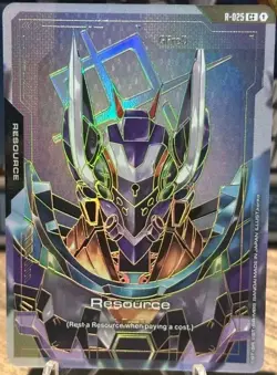 GUNDAM CARD GAME RESOURCE CARD - GFreD R-025 C++ FOIL - GD03 STEEL REQUIEM - Image 1