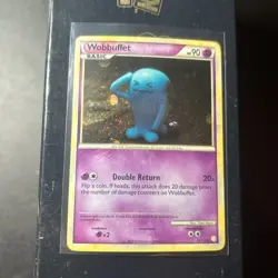 Pokemon TCG Wobbuffet HeartGold SoulSilver Holo Rare Card 13/123 - Image 1