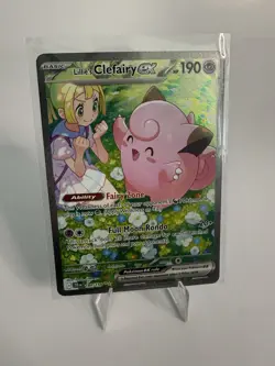 Lillie's Clefairy ex 184/159 SV09: Journey Together Pokemon Card NM - Image 1