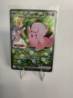 Lillie's Clefairy ex 184/159 SV09: Journey Together Pokemon Card NM - Image 2