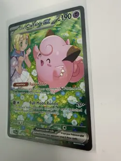 Lillie's Clefairy ex 184/159 SV09: Journey Together Pokemon Card NM - Image 5