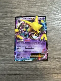Alakazam EX 25/124 mint Ultra Rare XY Fates Collide Holo Foil Pokemon TCG Card - Image 2
