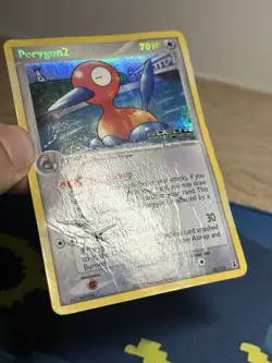 Porygon2 25/113 Reverse Holo Rare EX Delta Species Pokemon Card DMG - Image 4