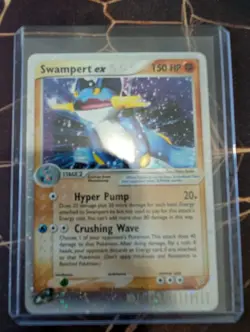 LP! Swampert EX (95/95) Team Magma vs Team Aqua Holo Ultra Rare Pokemon Card! - Image 2