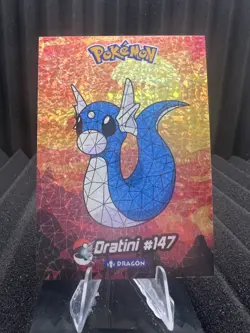 Dratini #147 - Cracked Ice Holo - Crystal Collection 2024 - Pokemon Card - Image 1