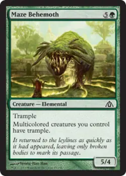 Maze Behemoth - Foil x1 - Dragon's Maze - NM-Mint, English - Dragon's Maze - Image 1