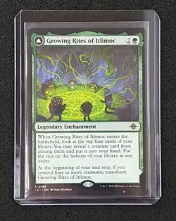 MTG Growing Rites of Itlimoc / Itlimoc Cradle Of The Sun- LCI 188 NM/Nvr Played - Image 3