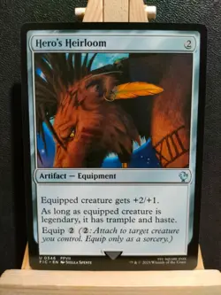 Hero's Heirloom - Final Fantasy Commander - Uncommon - NM (see pics) MTG - Image 1