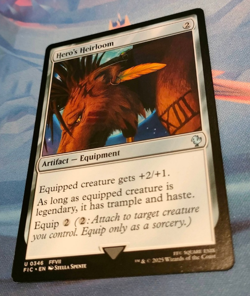 Hero's Heirloom - Final Fantasy Commander - Uncommon - NM (see pics) MTG - Image 3