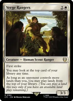 MTG - Verge Rangers - Lord of the Rings - Magic the Gathering - Image 1