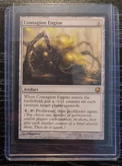 MTG Contagion Engine Scars of Mirrodin 145/249 Regular Rare - Image 1