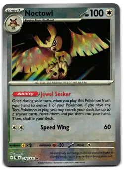 Noctowl 078/131 - MASTER BALL Prismatic Evolutions Pokemon TCG - NM Card - Image 1