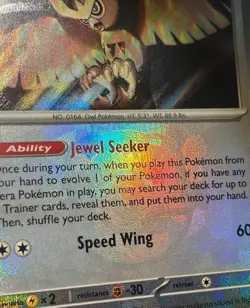 Noctowl 078/131 - MASTER BALL Prismatic Evolutions Pokemon TCG - NM Card - Image 3